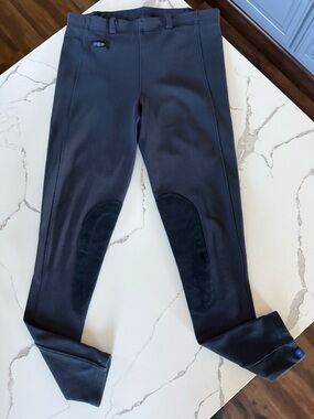 Irideon Riding Breeches Navy Knee
Patches Stretch Leggings USA